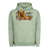 Pigment Oil Green love chickens Urban Hoodie - LillyAllenDesigns