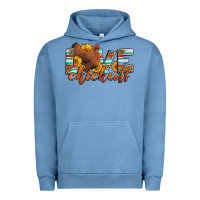 Pigment Pebble Blue love chickens Urban Hoodie - LillyAllenDesigns