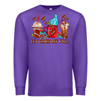 Purple american football coffee cups Premium Sweatshirt - FaDigitalArtStudio