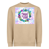 Mushroom mermaid kisses starfish wishes Heavyweight Sweatshirt - TumblerDesignByShophia