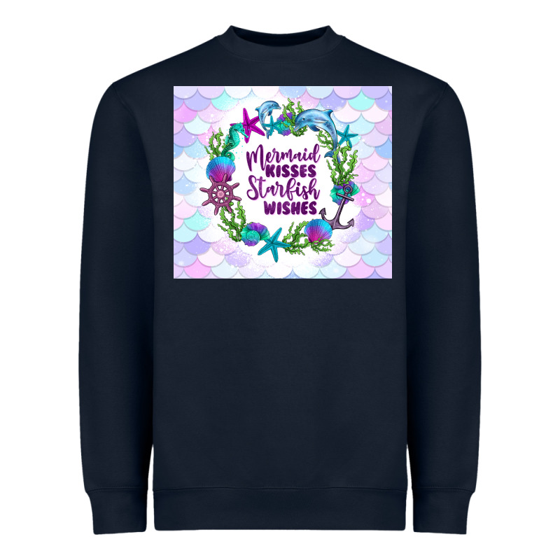 Mermaid Kisses Starfish Wishes Heavyweight Sweatshirt by TumblerDesignByShophia | Teevron