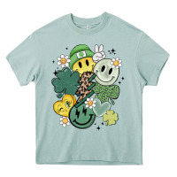 Arona st patricks day green smile Heavy Core Tee - MaliasSmallBusiness