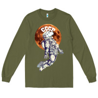 Army Green Laika, space traveler Long Sleeve Tee - Bettercallsaul