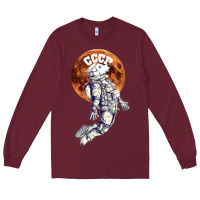 Burgundy Laika, space traveler Long Sleeve Tee - Bettercallsaul