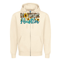Sandshell mother hustler Zipper Hoodie - OliviaCreatesArt
