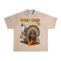 French Oak every child matters child and wolf Urban Heavy Tee - BarkalooDesign
