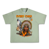 Oil Green every child matters child and wolf Urban Heavy Tee - BarkalooDesign