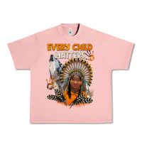 Salmon every child matters child and wolf Urban Heavy Tee - BarkalooDesign
