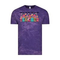 Cloud Purple teach them love them watch them grow teacher Vintage Tee - Artiststas