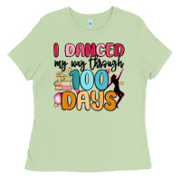 Matcha i danced my way through 100 days Ladies Tee - MaliasSmallBusiness