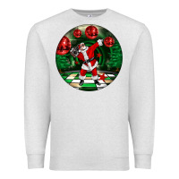Oatmeal Heather Dancing santa Premium Sweatshirt - FaDigitalArtStudio