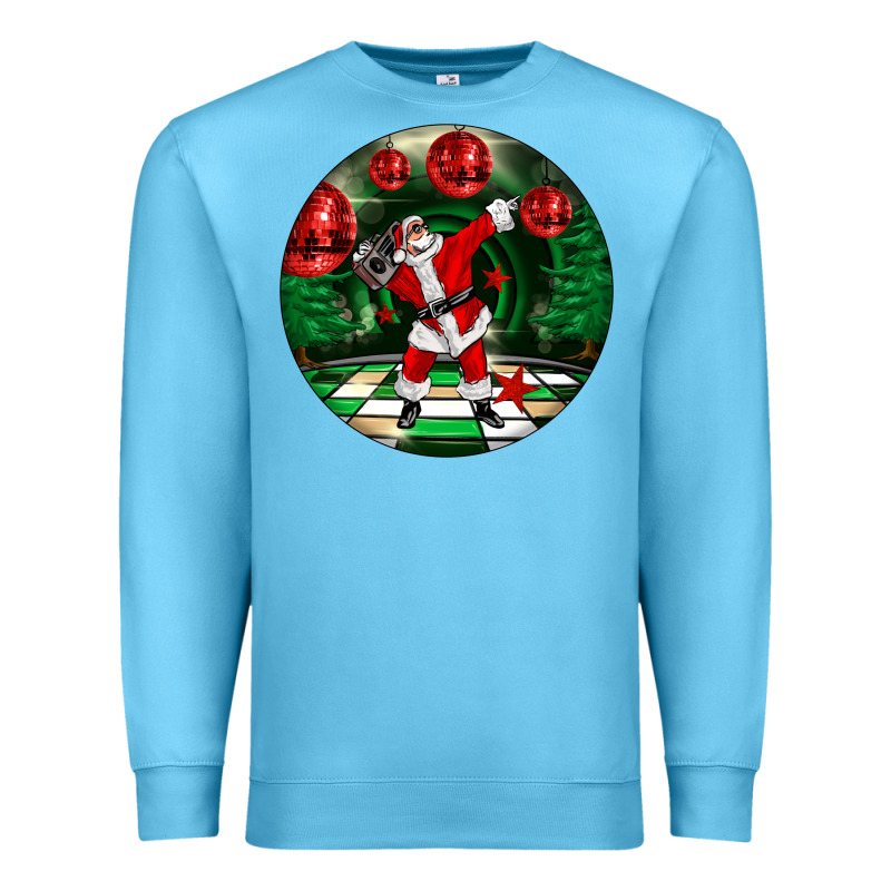 Dancing Santa Premium Sweatshirt by FaDigitalArtStudio | Teevron