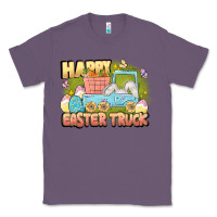 Lavender Happy Easter truck Classic Tee - LillyAllenDesigns