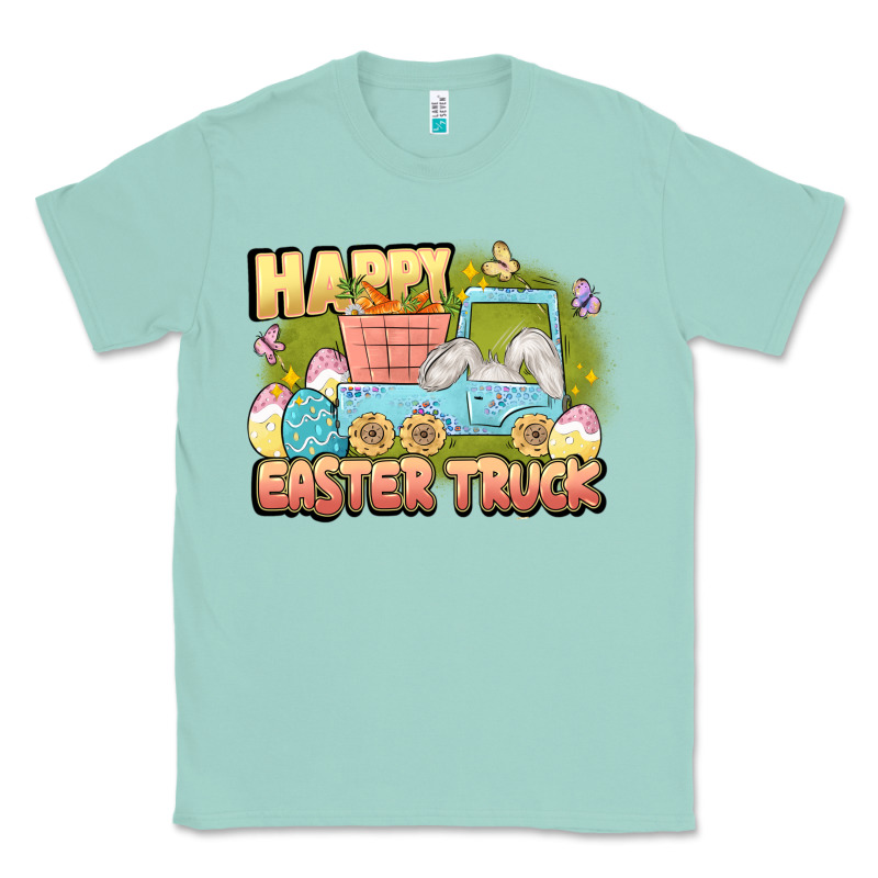 Happy Easter Truck Classic Tee by LillyAllenDesigns | Teevron