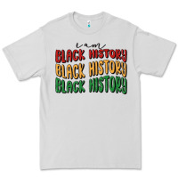 Dove Grey i am black history Premium Tee - MaliasSmallBusiness