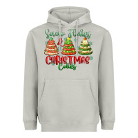 Moon Dust snow flakes and christmas cakes Heavyweight Hoodie - FaDigitalArtStudio