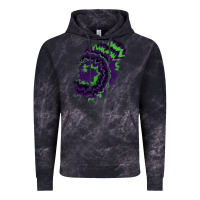 Cloud Black tie dye patch Vintage Hoodie - RanaPortraitStore