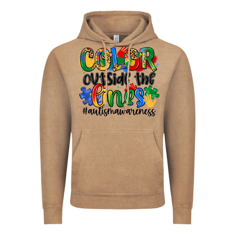 Color Outside The Lines Vintage Hoodie by Artiststas | Teevron