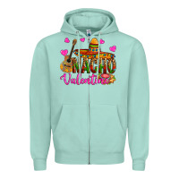 Seafoam nacho valentine Zipper Hoodie - OliviaCreatesArt