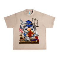 French Oak judge  gnome Urban Heavy Tee - BarkalooDesign