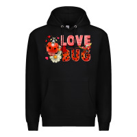Black Love Bug Premium Hoodie - FaDigitalArtStudio