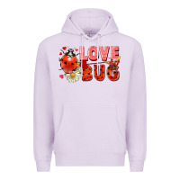 Lilac Love Bug Premium Hoodie - FaDigitalArtStudio