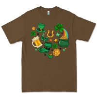 Cacao st. patrick heart doodle Premium Tee - MaliasSmallBusiness