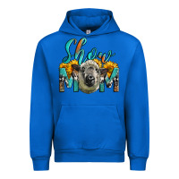 Cobalt Western Show Mom Sheep Urban Hoodie - LillyAllenDesigns