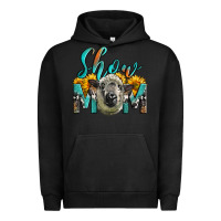 Pigment Black Western Show Mom Sheep Urban Hoodie - LillyAllenDesigns