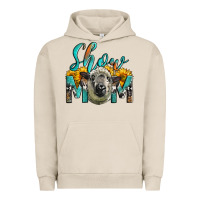 Pigment French Oak Western Show Mom Sheep Urban Hoodie - LillyAllenDesigns