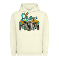 Pigment Pistachio Western Show Mom Sheep Urban Hoodie - LillyAllenDesigns