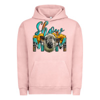 Pigment Salmon Western Show Mom Sheep Urban Hoodie - LillyAllenDesigns