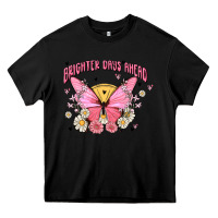 Black brighter days ahead Heavy Core Tee - MaliasSmallBusiness