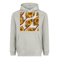 Moon Dust baseball sunflowers and leopard seamless pattern Heavyweight Hoodie - BundleAndBundleShop