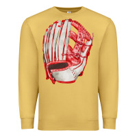 Antique Gold Catchers Mitt Fa Element Premium Sweatshirt - FaDigitalArtStudio