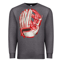 Charcoal Heather Catchers Mitt Fa Element Premium Sweatshirt - FaDigitalArtStudio