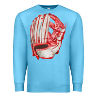 Ocean Blue Catchers Mitt Fa Element Premium Sweatshirt - FaDigitalArtStudio