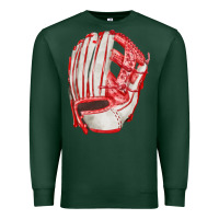 Sports Green Catchers Mitt Fa Element Premium Sweatshirt - FaDigitalArtStudio
