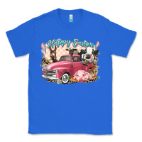 True Royal Happy Easter truck with Easter farm animals Classic Tee - LillyAllenDesigns