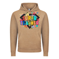 Vintage Coffee super teacher Vintage Hoodie - Artiststas