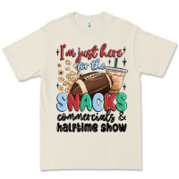 Bone im just here for the snacks commercials and  halftime show Premium Tee - MaliasSmallBusiness