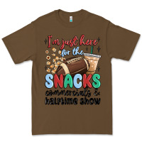 Cacao im just here for the snacks commercials and  halftime show Premium Tee - MaliasSmallBusiness