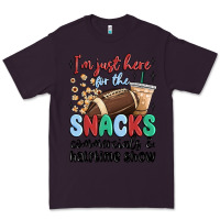 Plum im just here for the snacks commercials and  halftime show Premium Tee - MaliasSmallBusiness