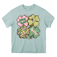 Arona st patricks day clover Heavy Core Tee - MaliasSmallBusiness