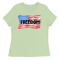 Matcha freedom usa Ladies Tee - MaliasSmallBusiness