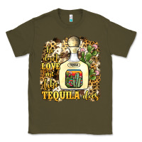 Army Green he don't love me like tequila does Classic Tee - JahusDesignShop