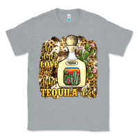 Heather Grey he don't love me like tequila does Classic Tee - JahusDesignShop