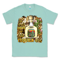 Seafoam he don't love me like tequila does Classic Tee - JahusDesignShop