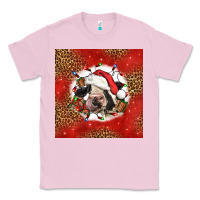Bubblegum Pink christmas cow Classic Tee - LillyAllenDesigns