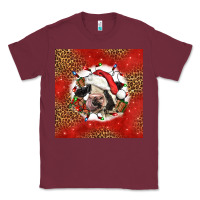 Burgundy christmas cow Classic Tee - LillyAllenDesigns